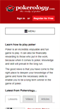 Mobile Screenshot of pokerology.com